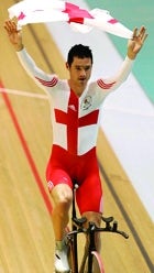 Commonwealth Games England cyclist