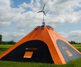 Orange recharge tent