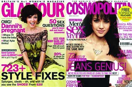 Glamour and Cosmopolitan
