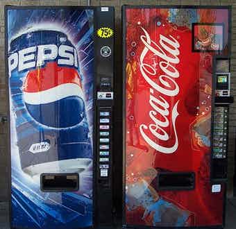Pepsi and Coca-Cola