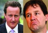 David Cameron and Nick Clegg