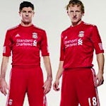 Liverpool Standard Chartered shirts