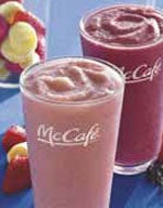 Adult drink: McCafé’s Real Fruit Smoothies have been a hit on trial