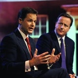 Nick Clegg and David Cameron