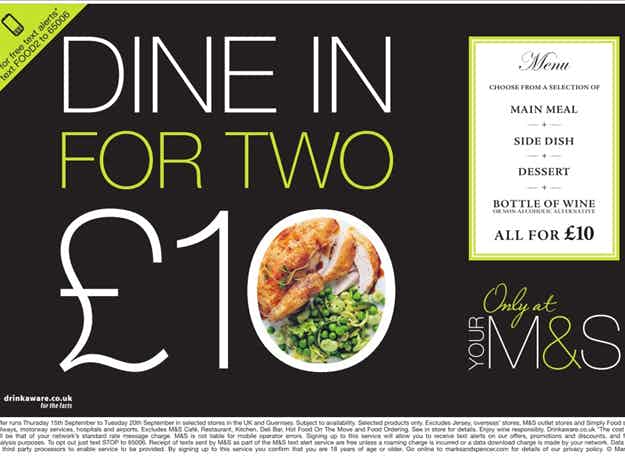 M&S Dine in for two