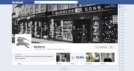 BurberryFacebook