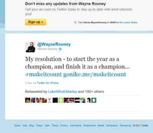 Rooney Tweet