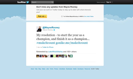 Rooney Tweet