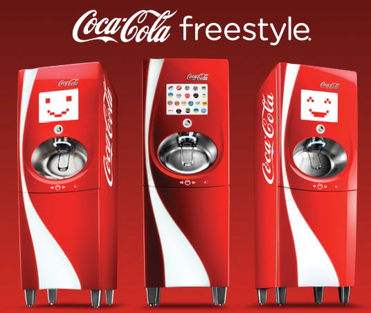 coca cola freestyle soda fountain machine