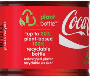 Coke plant bottle
