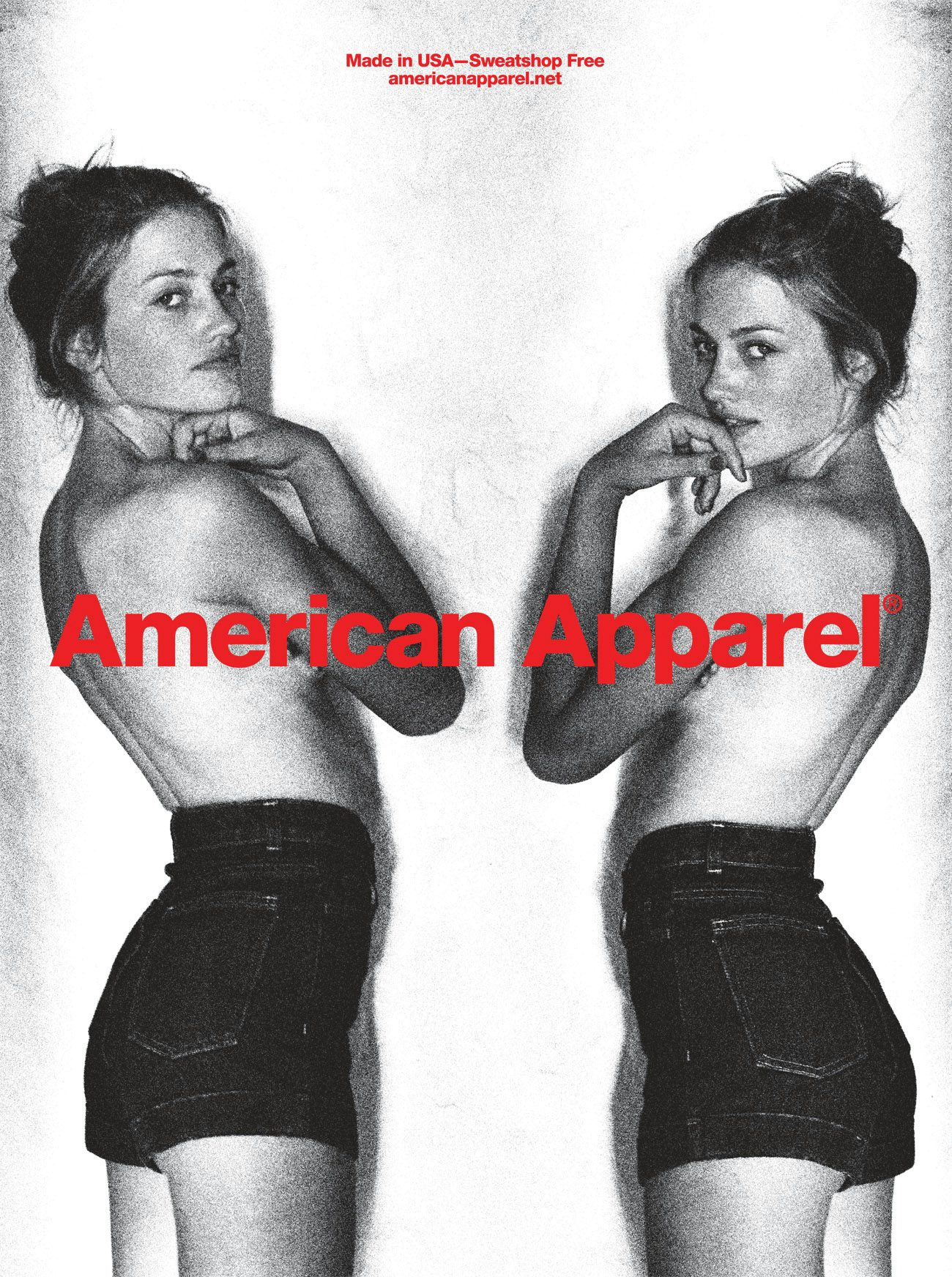 American Apparel uses 'non-models'