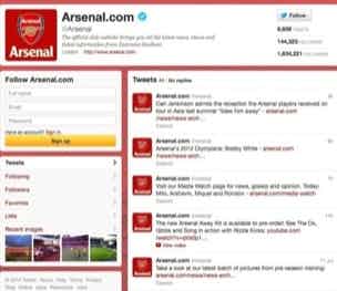 Arsenal Twitter