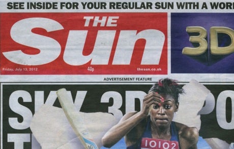 The Sun first cover wrap