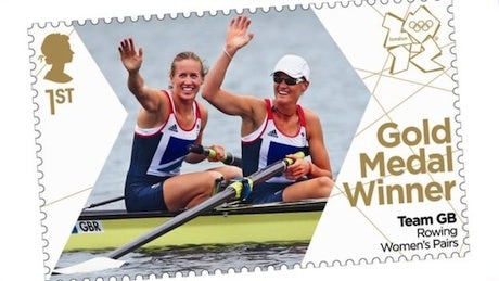 Royal Mail Gold medal commemorative stamp