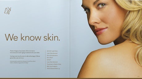 cosmetic surgery ad