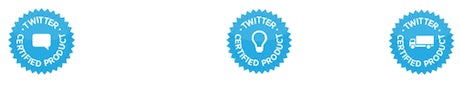Twitter Certified Products Logos
