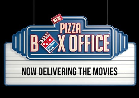 Domino's partners with Lionsgate to deliver movies alongside pizzas.