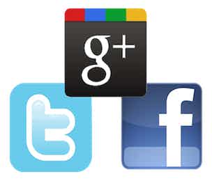 Google Plus Facebook Twitter