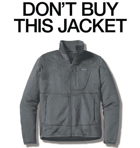 Campaña ‘No compres esta chaqueta’ de Patagonia