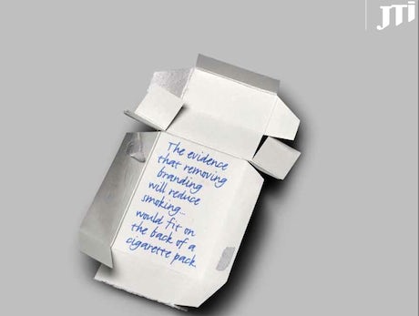 JTI Plain Cigarette Packs