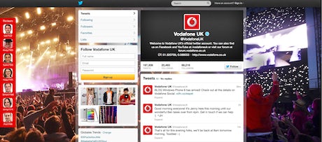 Vodafone Twitter Account