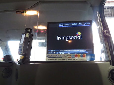 Living Social VeriFone Taxi