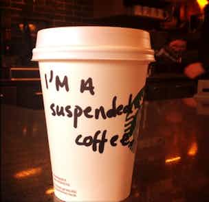 Starbucks joins suspended coffee movement