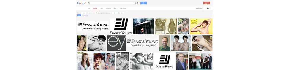 Google Image Search for “EY”