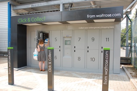 Waitrose Click and Collect lockers