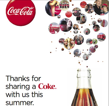 Coke Thank You Share A Coke