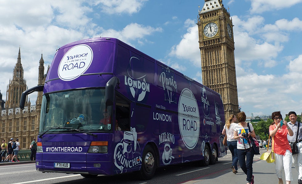 Yahoo on the road