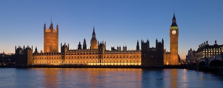 Westminster palace of night