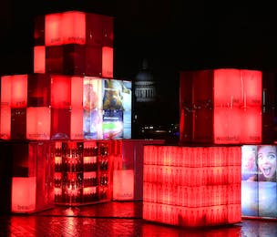 Coke creates Reasons to Believe social media sculpture