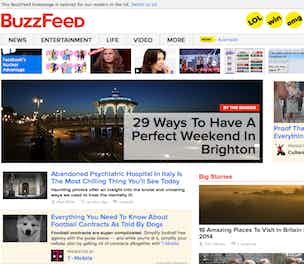 Buzzfeed site