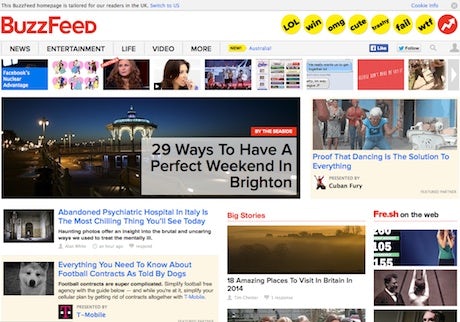 Buzzfeed site