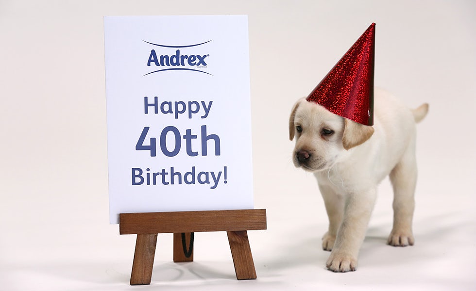 Andrex 40 years