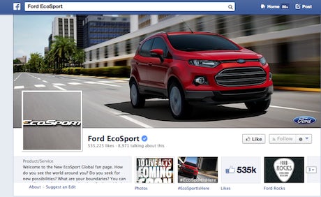 Facebook EcoSport Ford