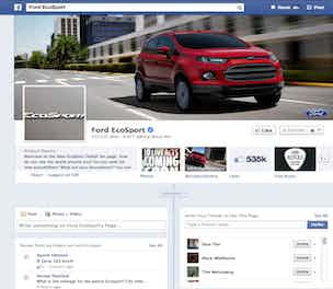 Ford EcoSport Facebook