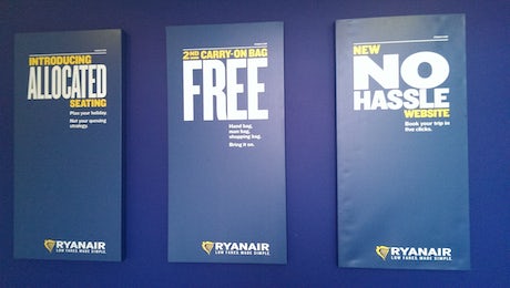 Ryanair Press ads