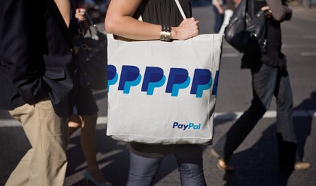 PayPal logo bag
