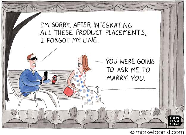 Product placement The Marketoonist