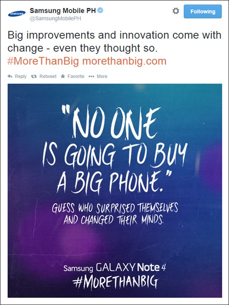 Samsung IPhone 6 ad