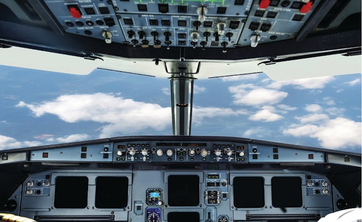 Plain cockpit