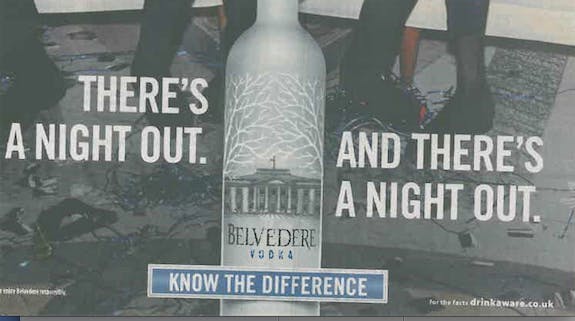 belvedere vodka advertising