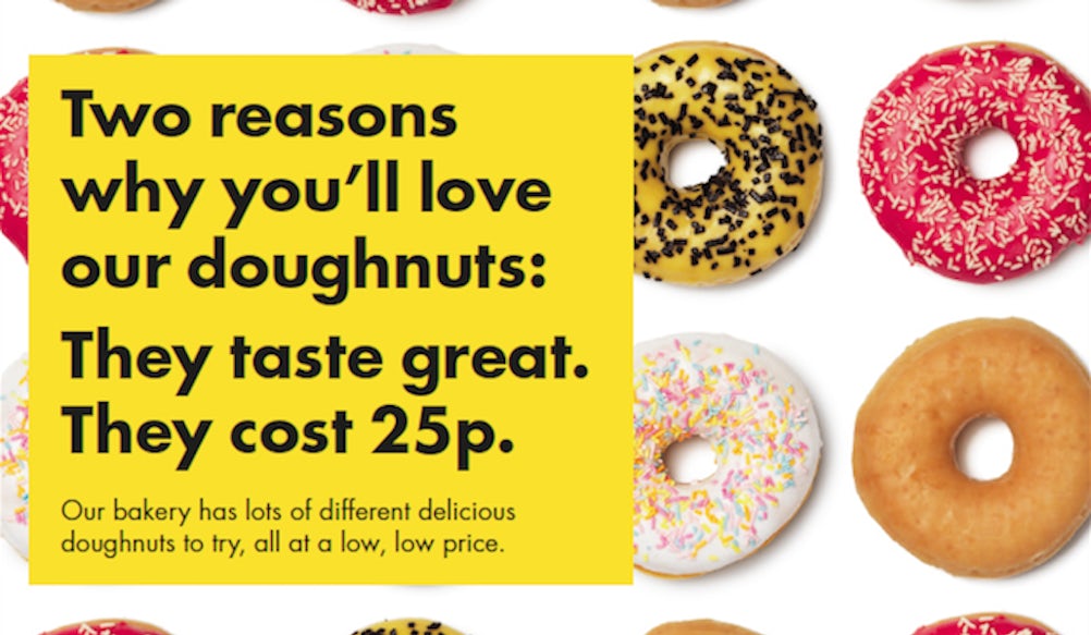An ad for Netto doughnuts