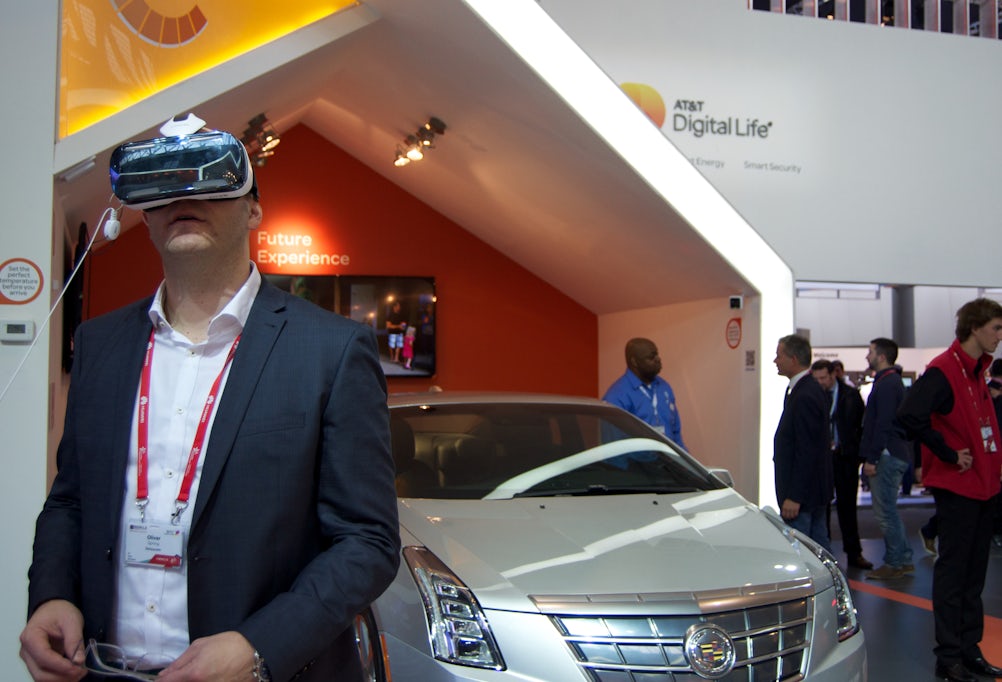 Virtual reality headsets were among the launch products on show at Mobile World Congress this week