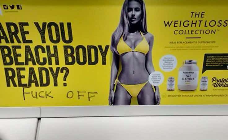 Beach body poster