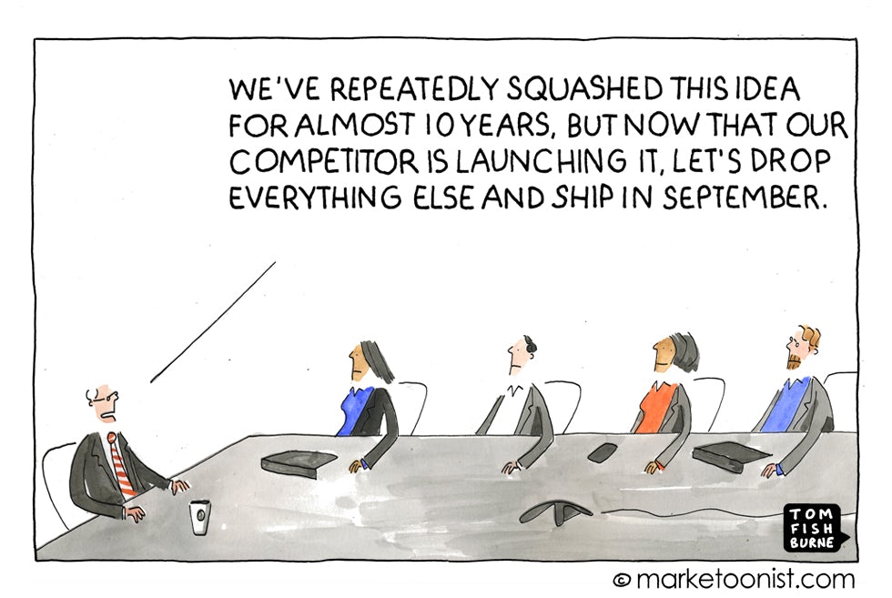 Competitor pressure Marketoonist 15 5 15
