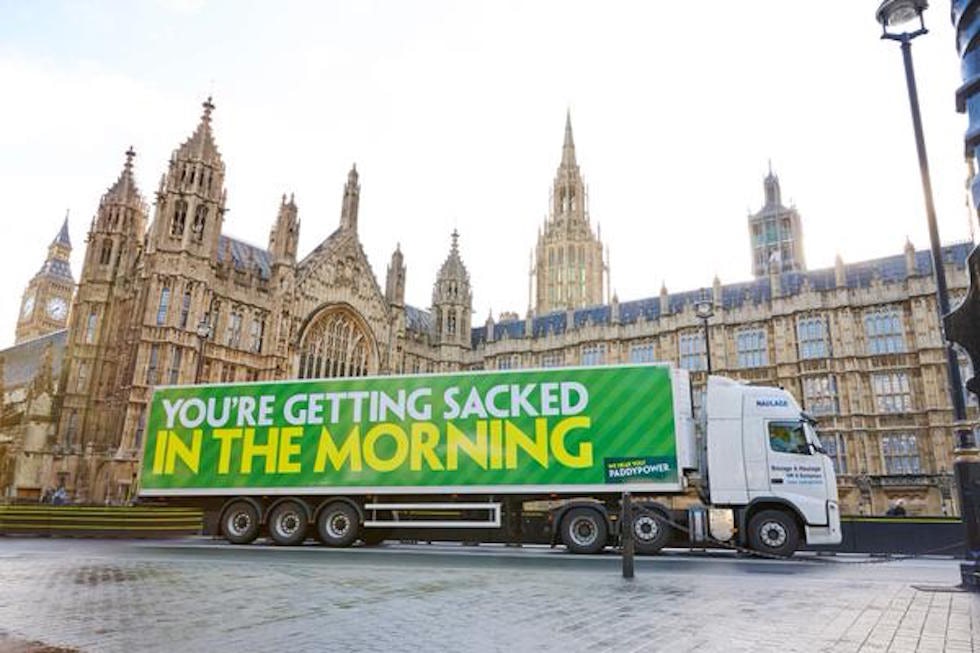 paddy power you're getting sacked