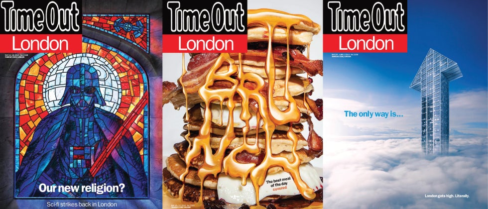 Time Out magazine covers